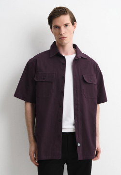 Cigar82 Shirt - deep purple