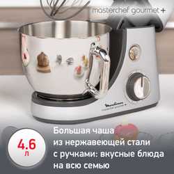 Кухонная машина Moulinex Masterchef Gourmet+ QA613DB1