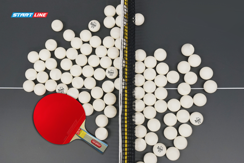 Мячи Start line Standart 2* New (6 шт, бел.)