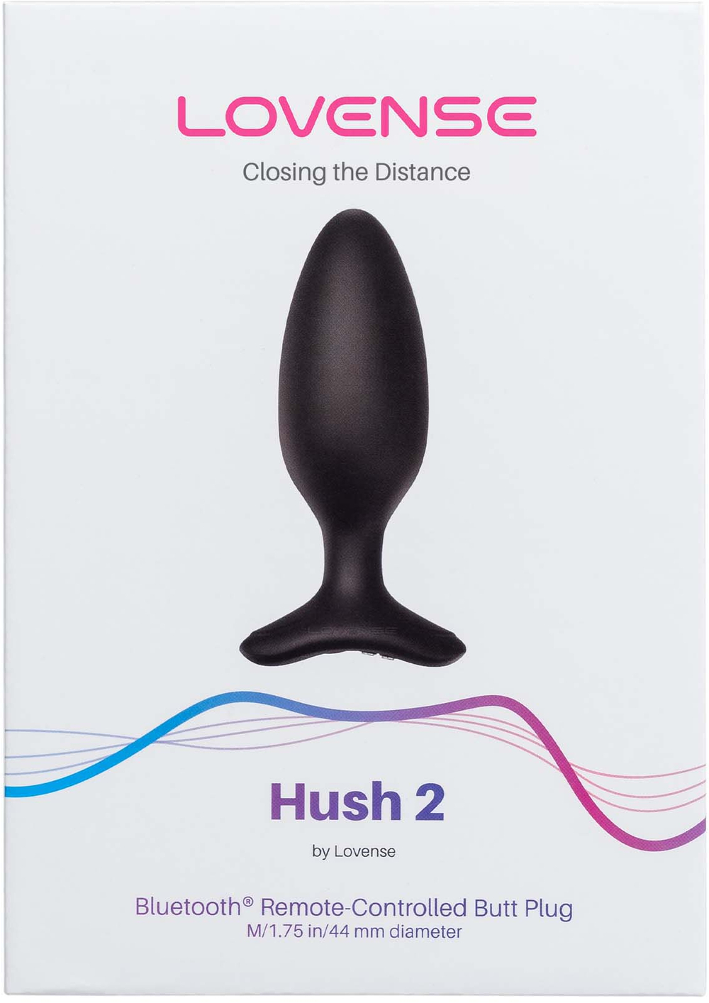 LOVENSE Hush 2 - Анальная пробка, (4,4 см.)