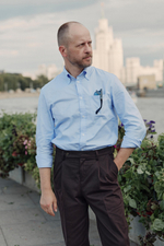 Рубашка OCBD светло-голубая