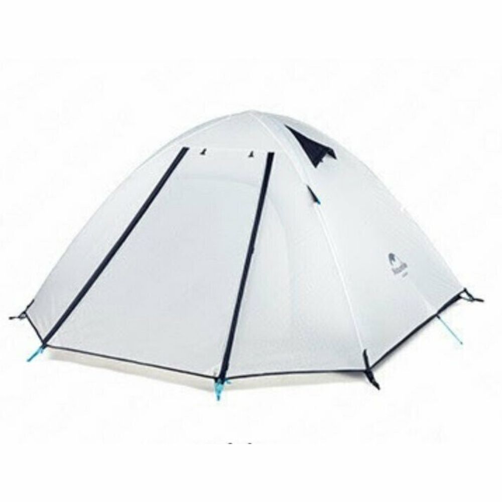 Палатка  Naturehike P-Series NH18Z033-P 210T/65D трехместная, белая