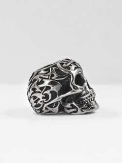 Шарм Череп Tribal Skull из серебра