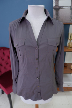 Рубашка Exspress Desing Studio однотонная 46 размер