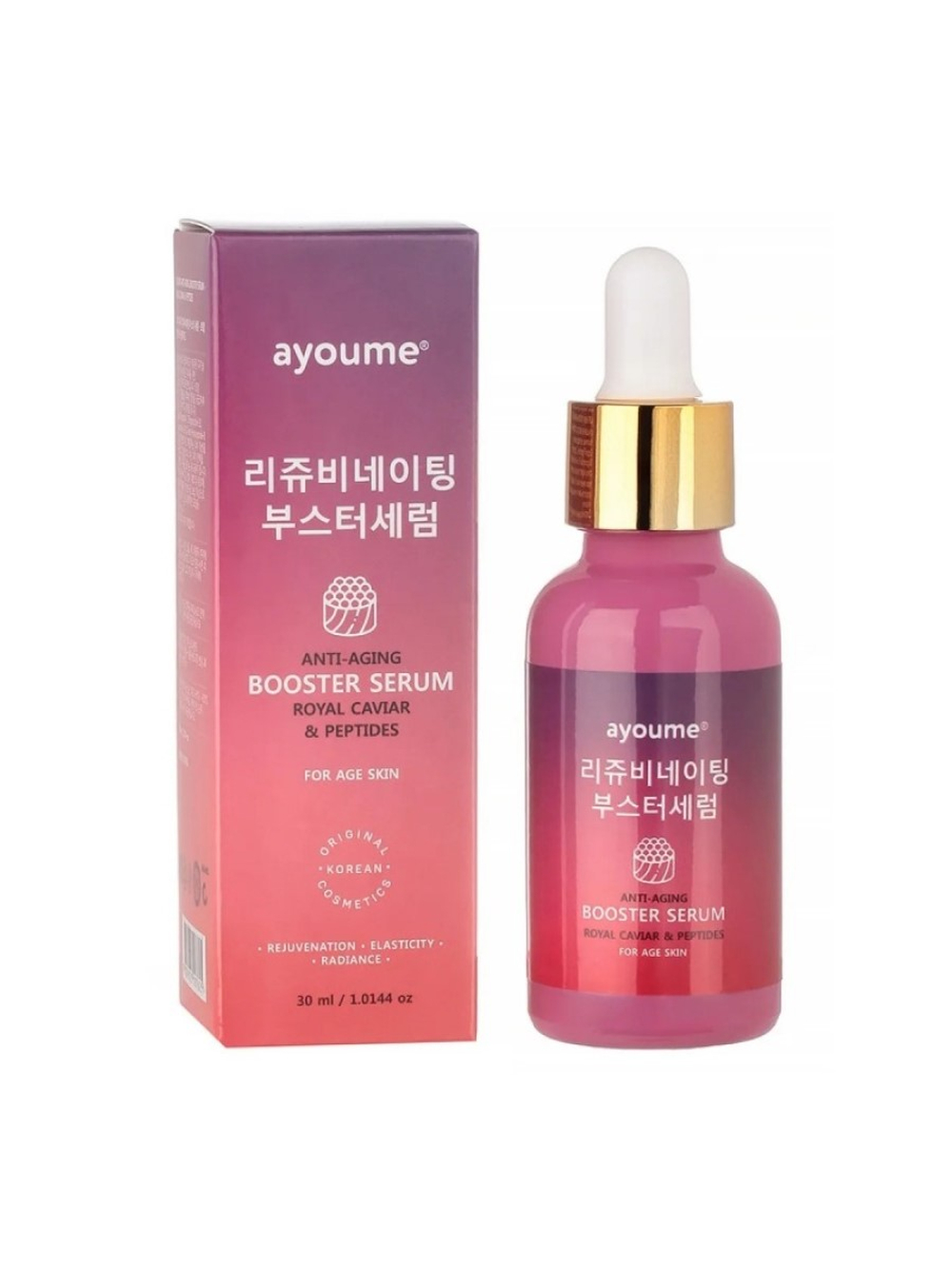 [AYOUME] Сыворотка Anti-Aging BOOSTER SERUM - Royal Caviar & Peptides, 30мл