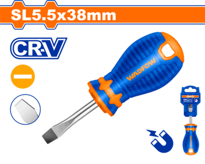 Oтвертка плоская SL5.5х38мм (12/240) WADFOW WSD1251