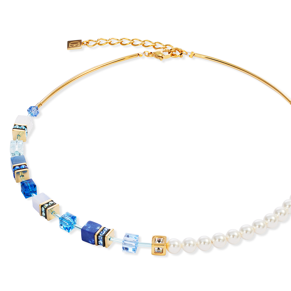 Колье Coeur de Lion Blue-Gold 5086/10-0716