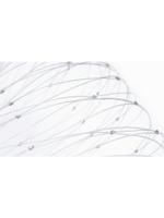 Сетеполотно леска 0,25 мм, ячея 55 мм, высота 11,1 м кукла