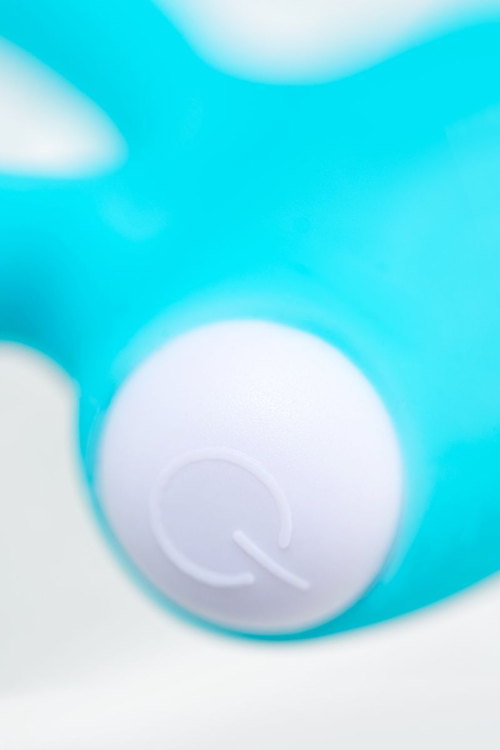 Голубое виброкольцо на пенис Sair (Цвет: голубой)