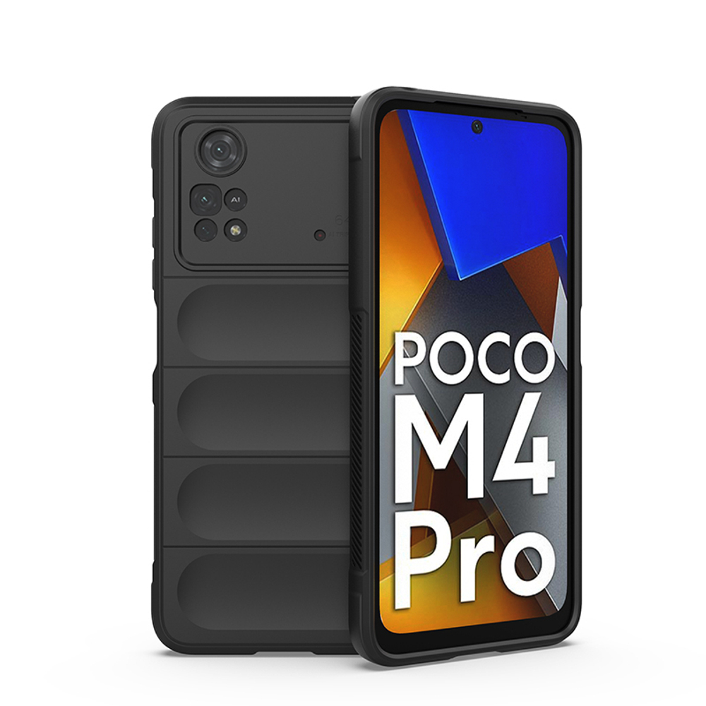 Противоударный чехол Flexible Case для Xiaomi Poco M4 Pro 4G