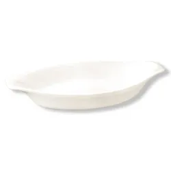Блюдо овальное 21,5*11,5 см с ручками белое фарфор P.L. Proff Cuisine [9]
