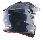 Шлем AXOR X-CROSS DUAL VISOR SC, с визором, цвет синий (L)