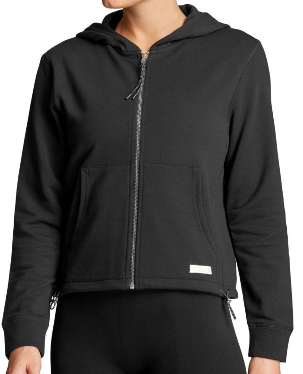 Женская Кофта теннисная Björn Borg Stockholm Soft Hood - black beauty