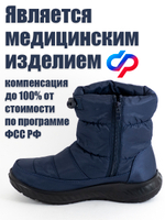 Женские ортопедические дутики фирмы АЛМИ ОРТО "Порто" Синие