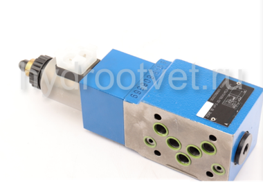 ZDRE10VP2-2X/200YMG24K4M - Пропорциональный редукционный клапан Ду10, давление регулировки до 200 бар, монтаж - модульный