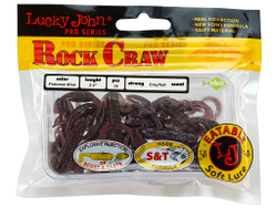 Мягкая приманка Lucky John ROCK CRAW 2.0in (51 мм), цвет S19, 10 шт.