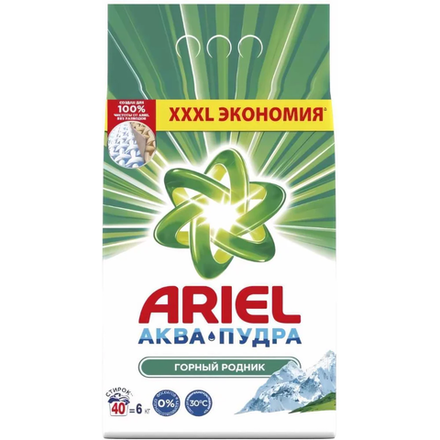 Стиральный порошок Ariel Горный родник 6 кг