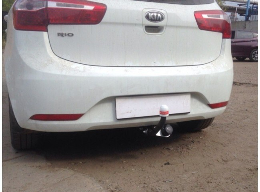 Фаркоп Kia Rio хетчбек 2011-2017, условно-съемный,(без электрики) Трейлер.7331