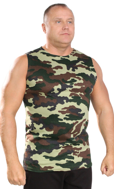 Майка кулирка ш/пл. зеленый КМФ