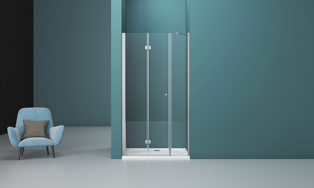 Душевая дверь BelBagno Albano 110 ALBANO-BS-13-40+70-C-Cr профиль Хром стекло прозрачное