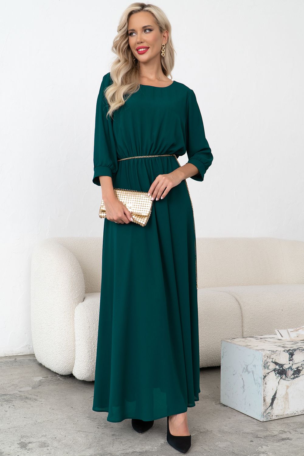 Платье Мая (зеленый) Р11-1250 Nikol