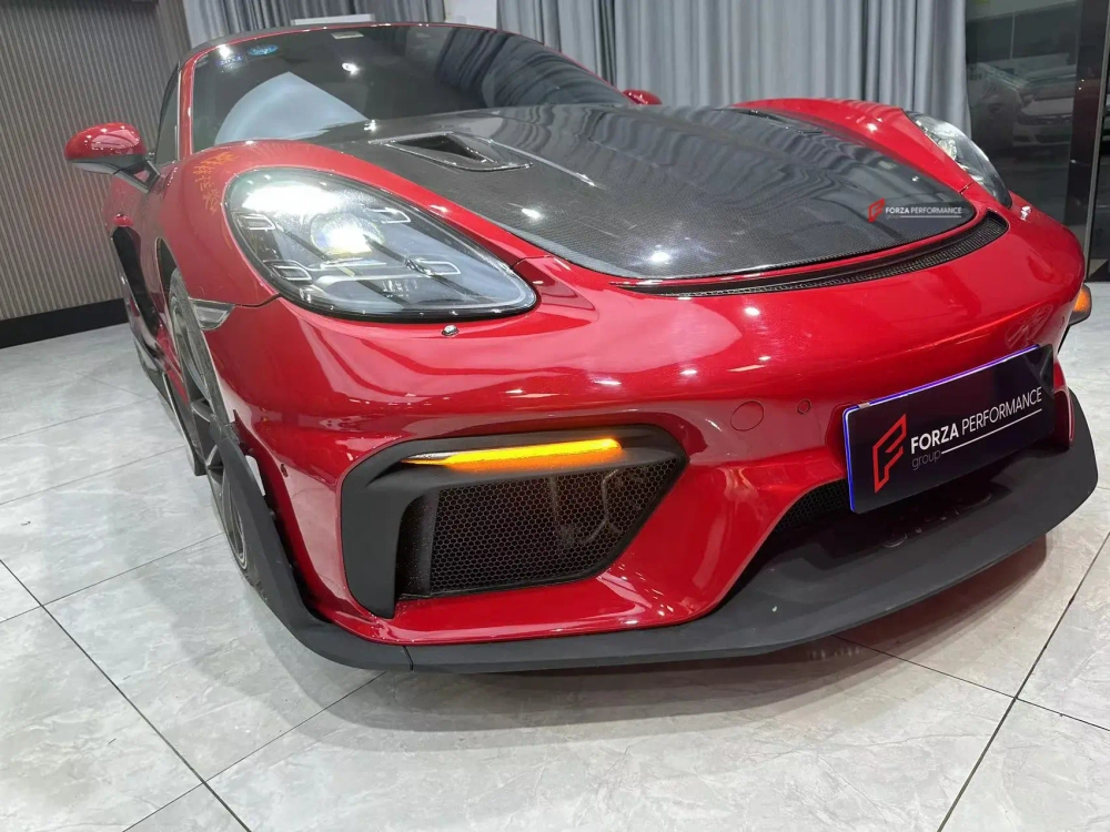Карбоновый обвес переделка в GT4 для Porsche 718 982 Cayman/Boxster 2016+ Порше