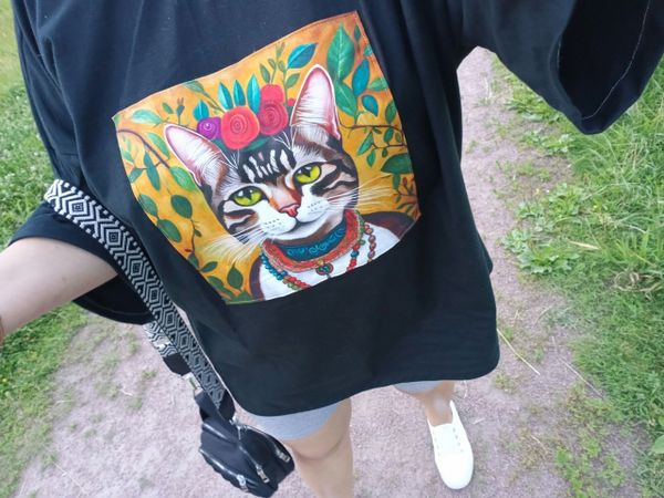 КОТЫ И КОШКИ, купон из 8 картинок, 100% хлопок 6