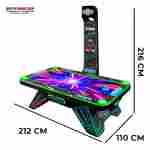 Интерактивный игровой аэрохоккей «Галактика» с проектором, 212×110×216 см