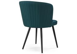 Стул на металлокаркасе Фрибур velutto 20 / черный