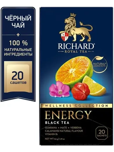 Чай в пакетиках Richard Энергия, 20 шт