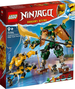 Конструктор LEGO Ninjago 71794 Командные роботы ниндзя Ллойда и Арин