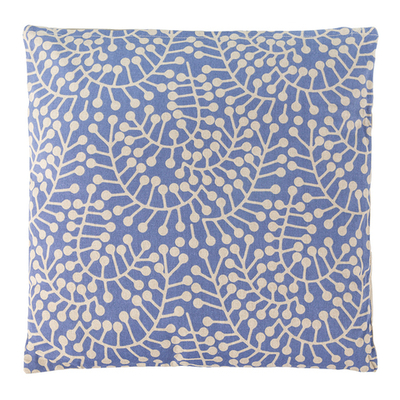 Подушка декоративная фиолетового цвета с принтом Спелая Смородина из коллекции scandinavian touch, 45х45 см