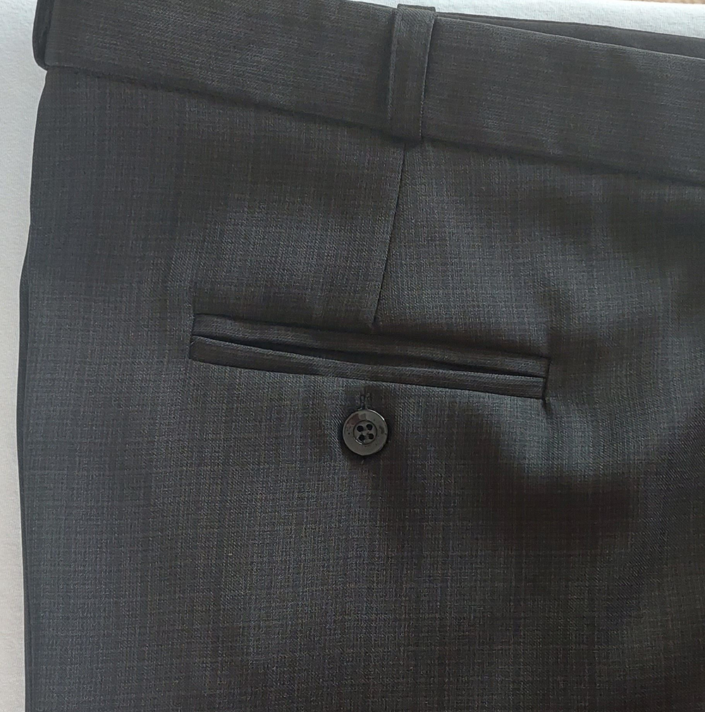 Брюки мужские серые темно-серые классические классика костюмные офисные строгие деловые демисезонные прямые 46 размер клетка в клетку