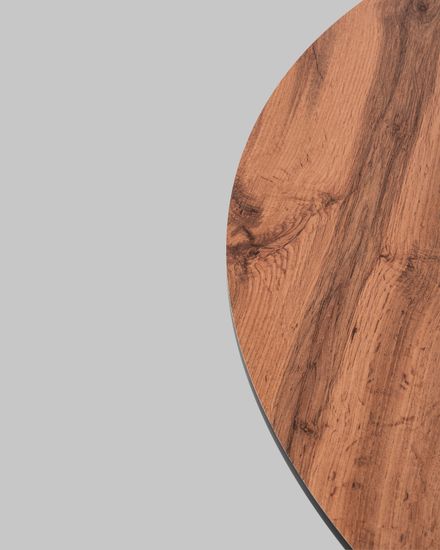 Стол круглый Пулон 120 см столешница HPL дуб вотан