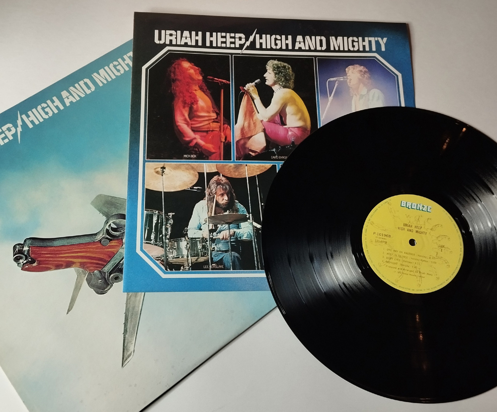 Винтажная виниловая пластинка LP Uriah Heep High And Mighty (Japan 1976) (No Obi) Misty Eyes