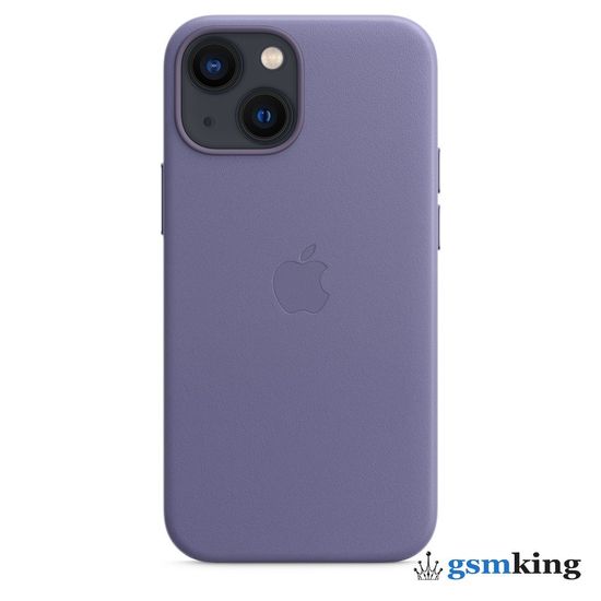 Apple Leather Case with MagSafe iPhone 13 Mini Wisteria «Сиреневая глициния» MM0H3Z/A