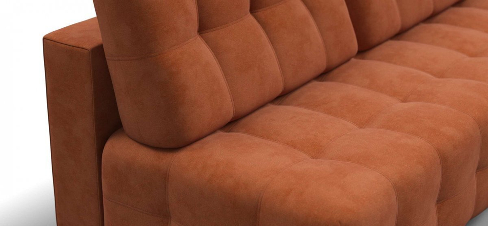 Диван Босс Мини Велюр Алькантара оранж