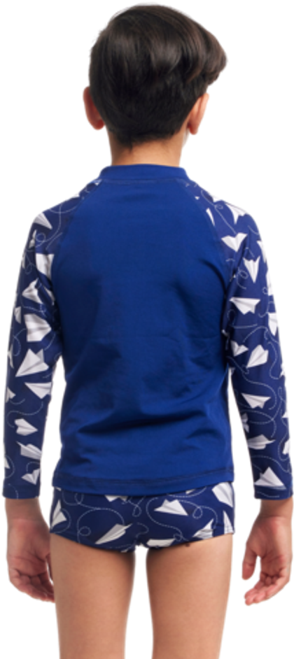 Лонгслив FUNKY TRUNKS Toddler Boys Paper Plain