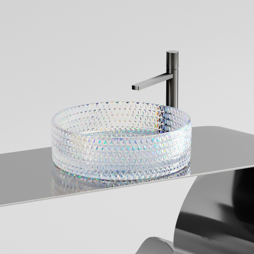 Рукомойник Ceramica Nova Cristal 36 см CN6059 прозрачная