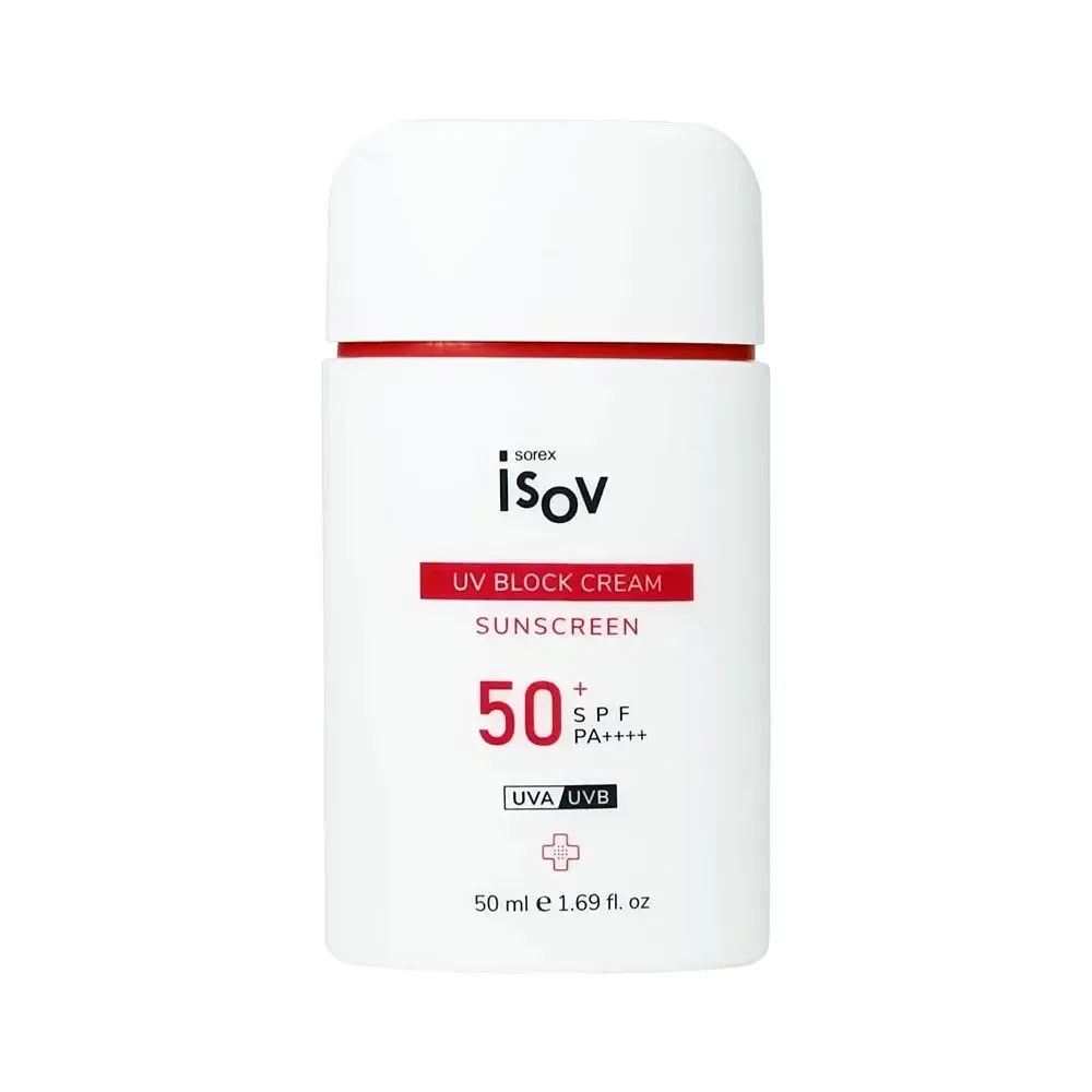 Солнцезащитный крем UV Block SPF 50, Isov Sorex, 50 мл