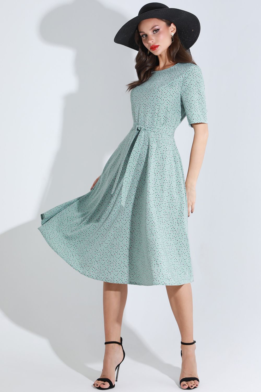 Платье Женский взгляд, грин DStrend (Акция)