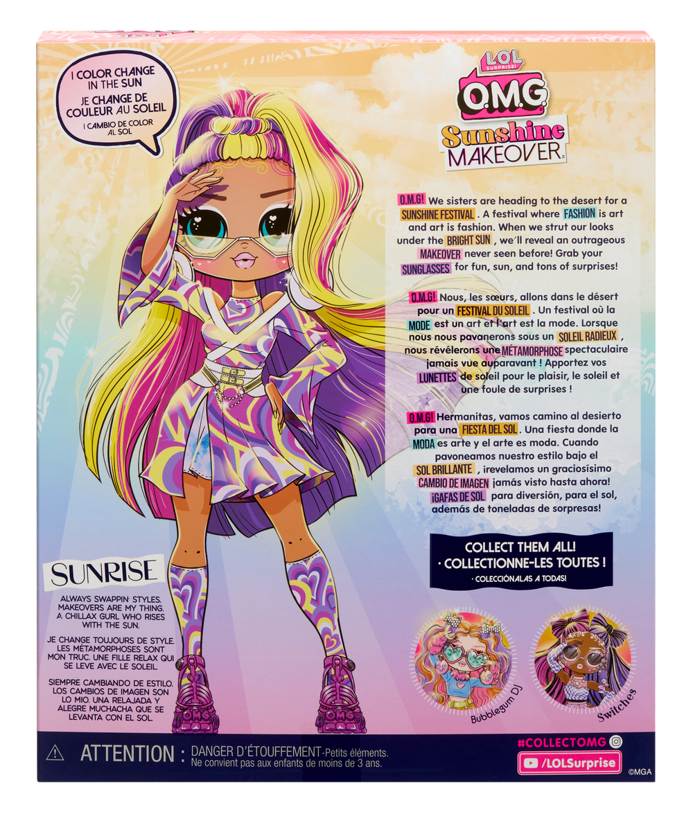 Кукла LOL Surprise OMG Sunshine Makeover Sunrise Fashion Dolls 589433