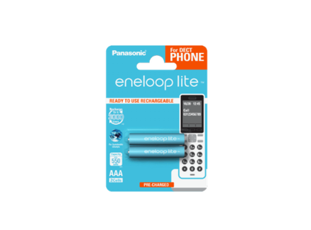 Аккумулятор Panasonic Eneloop Lite BK-4LCCE/2DE 550 mAh 2шт AAA