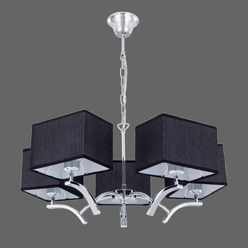 Citilux Эвора Квадро CL460252 Люстра с чёрными абажурами