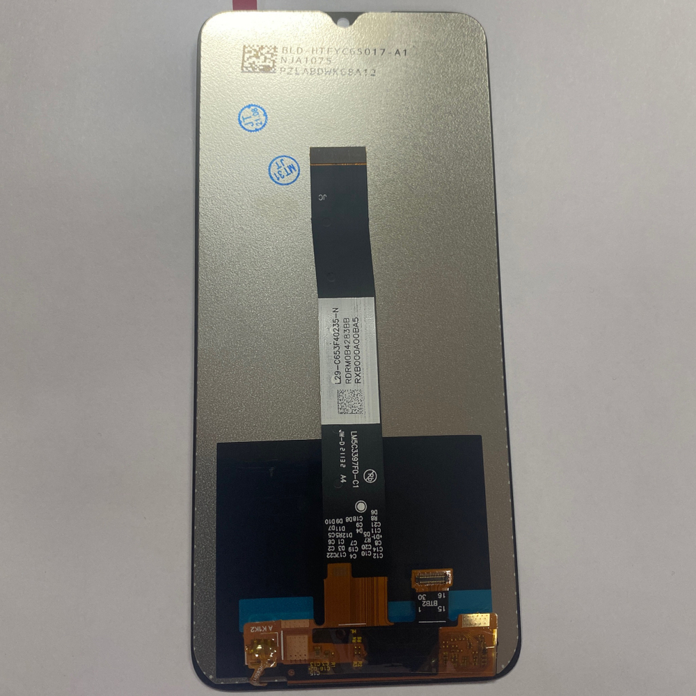Дисплей для Xiaomi Redmi 9A/9C в сборе с тачскрином Черный - Премиум