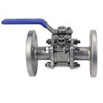 Stainless steel ball valve Elephant BV.F.Fp.T.304.180 580 psi, SS304, full port, flanged connection, with handle