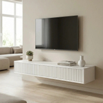 Подвесная тумба под телевизор ROYAL 5020 эко (Белый)