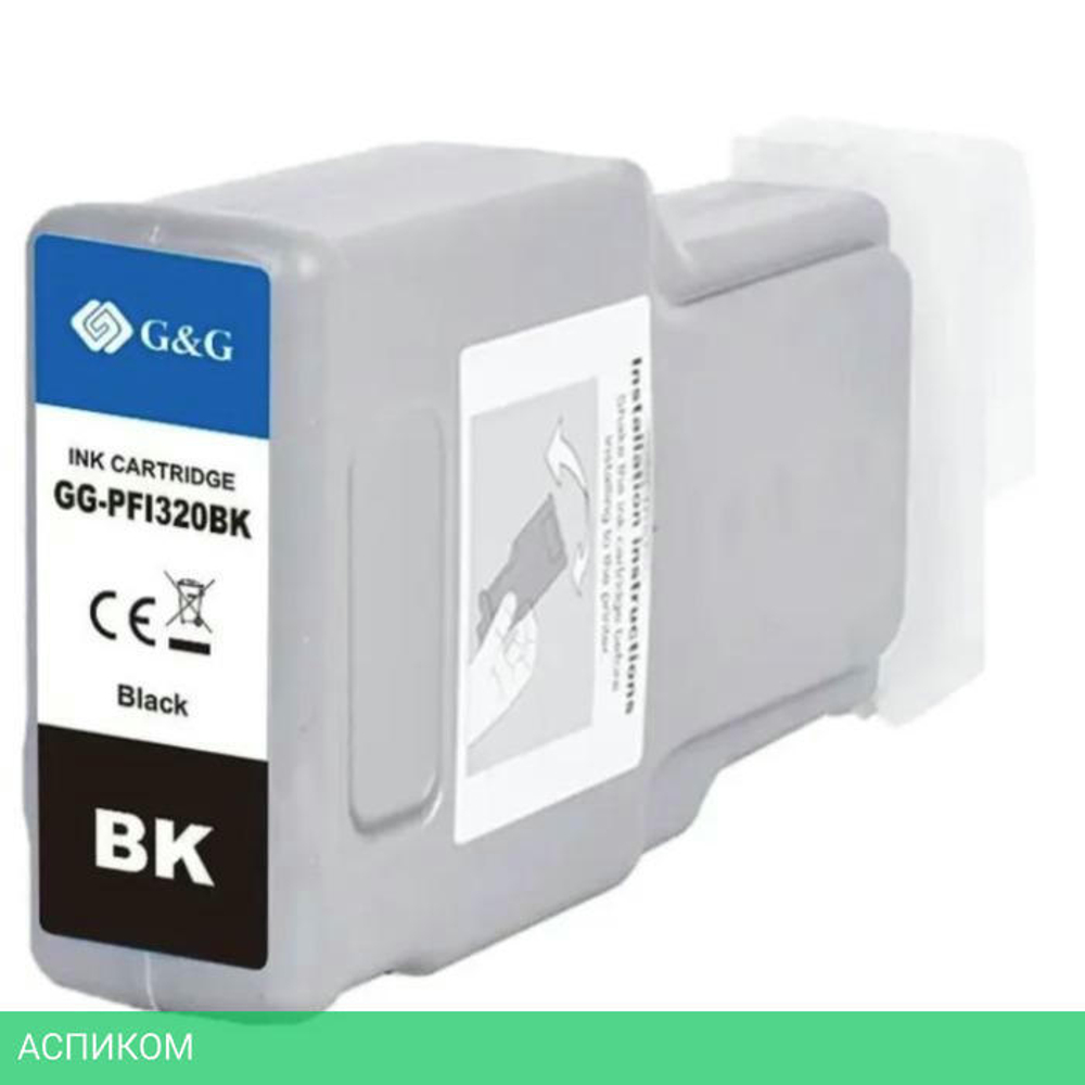 Картридж G&G PFI-320BK черный (GG-PFI320BK)
