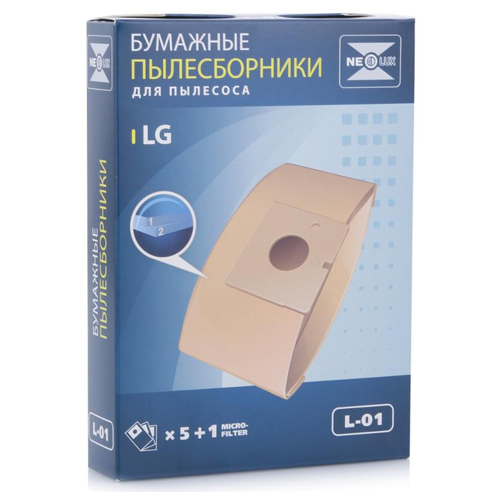 Пылесборник бумажный NEOLUX L-01 (LG ТВ-36)