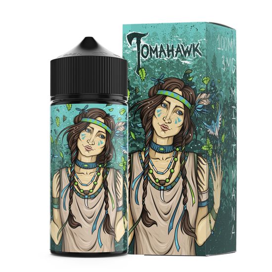 Жидкость Tomahawk (100 мл, 3 мг) Mint Mana